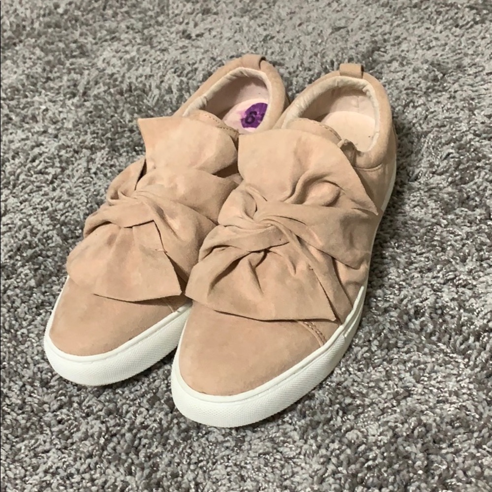 pink slip on shoes